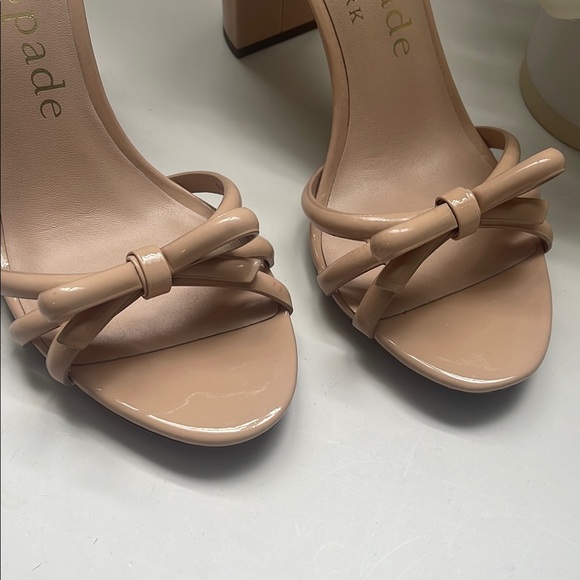 Kate Spade New York Nude Flamenco Dress Sandal Heels - Picture 3 of 6